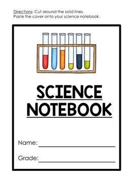 Printable Science Notebook Cover